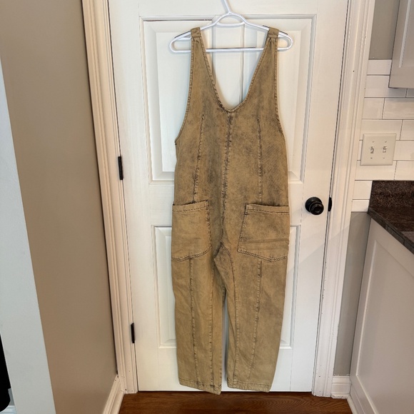 Free People Tan Jumpsuit - Picture 3 of 9